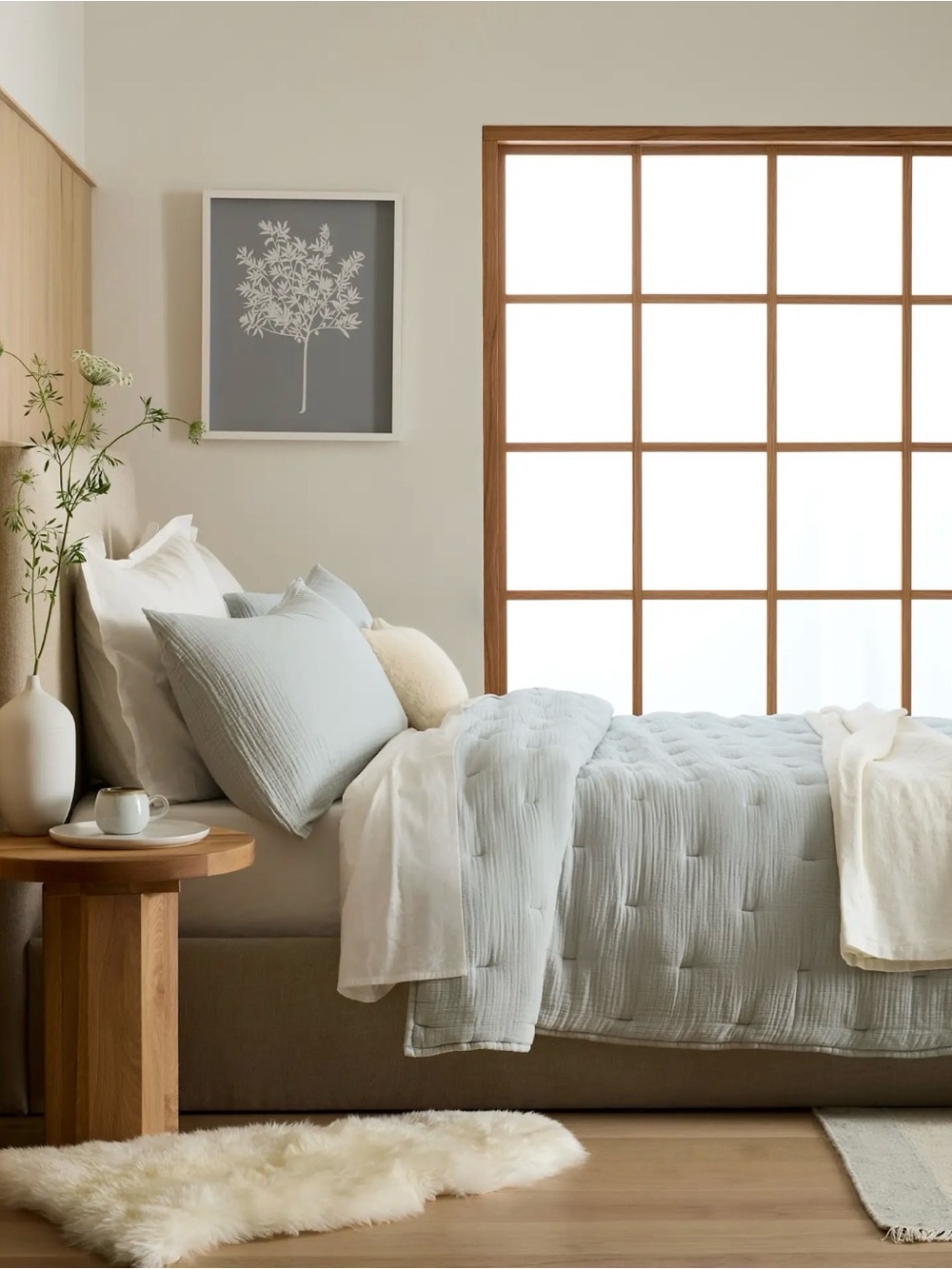 Quince MIST Organic Cotton Gauze Dream Quilt - Queen